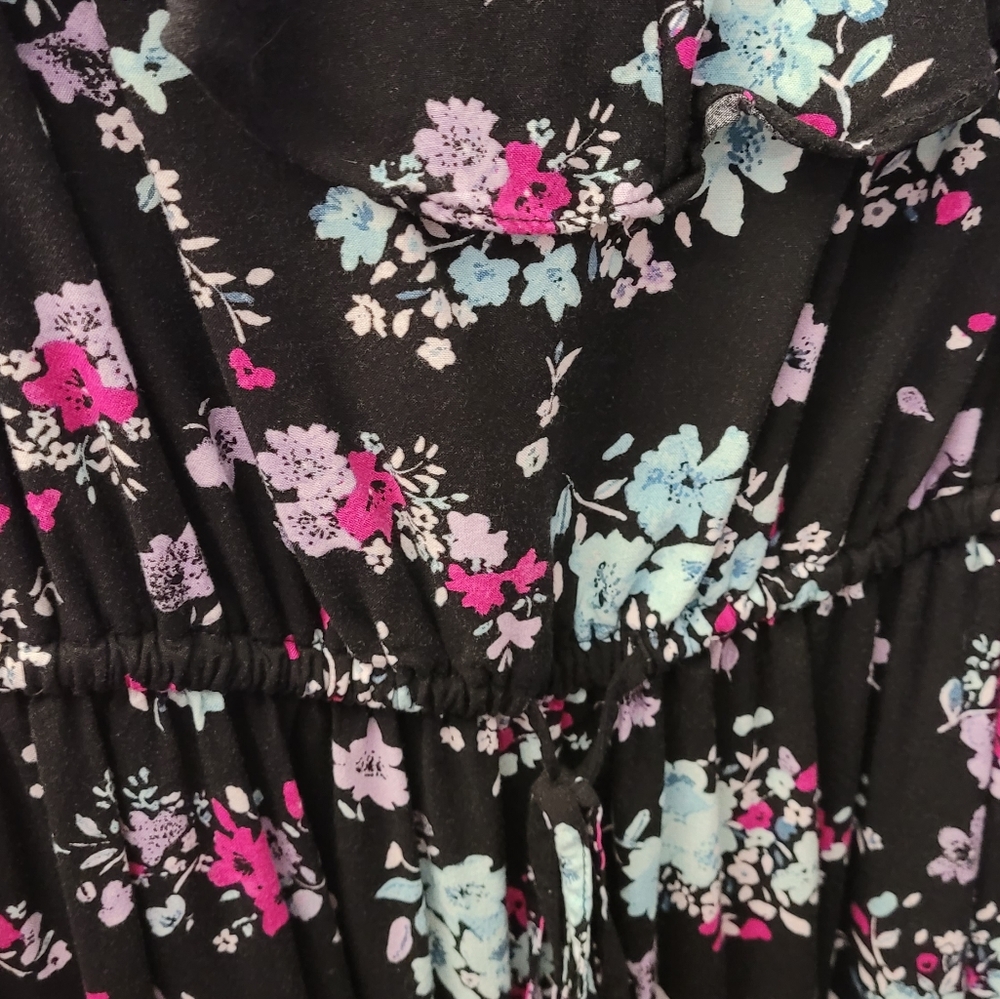 TORRID High-Low Floral Ruffle Dress size 2